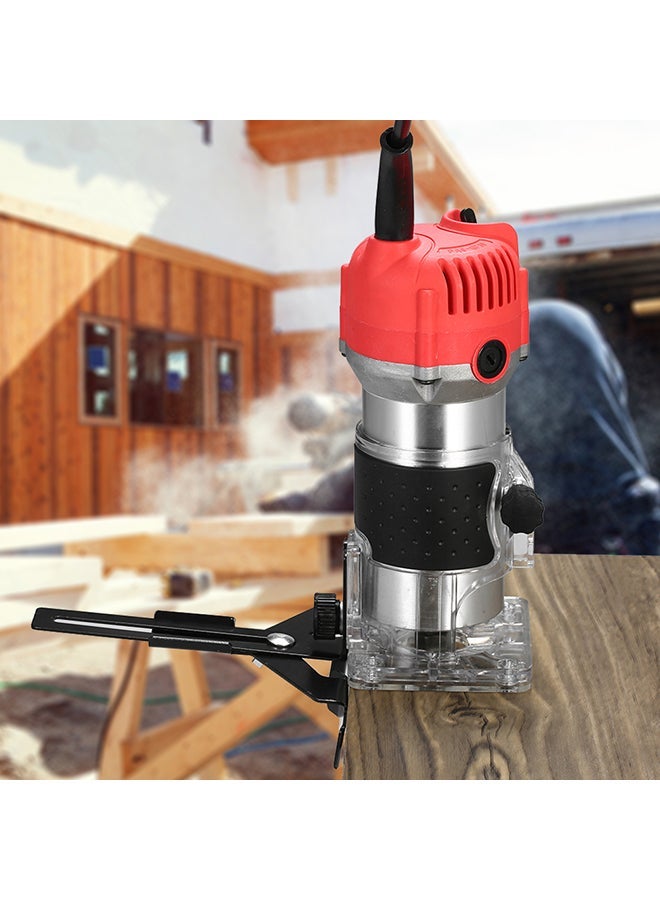 NIBEMINENT Trim Router With Transparent Base Silver/Red/Black 23.00x11.00x13.00cm  - Image 5