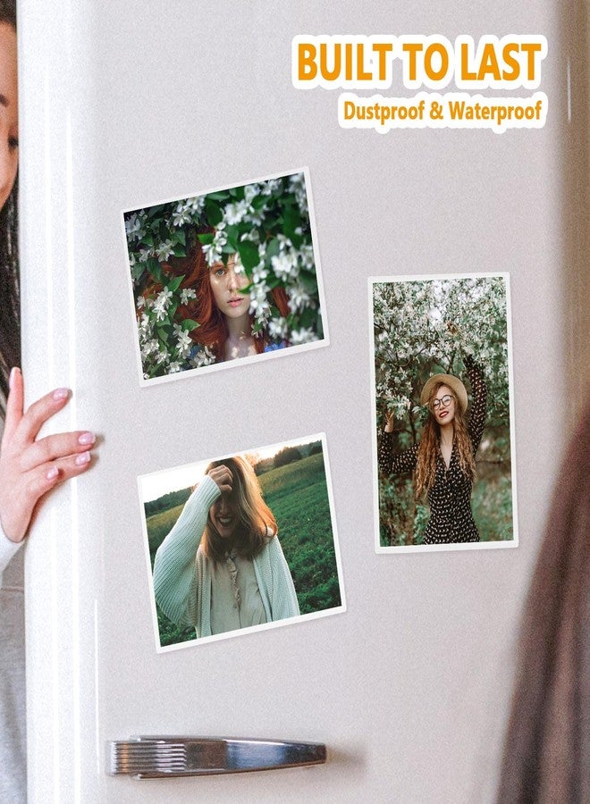 Mingting Magnetic Picture Frame, Holds 8.5X11 Inches Pictures, Reusable White Magnet Fridge Photo Sleeves for Refrigerator, Locker,Office Cabinet (6Pcs-8.5"x11"-White) - Image 5