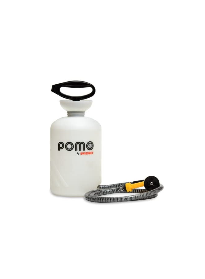 Pomo High Pressure 5L Portable Shower, Outdoor Shower, Camping Shower, Surf Rinse Kit, Beach Shower, Dog Wash, Boat Rinse, Car Shower, 1.5 Gallon Multi-use Sprayer, Hand Pump 45 PSI - Image 1