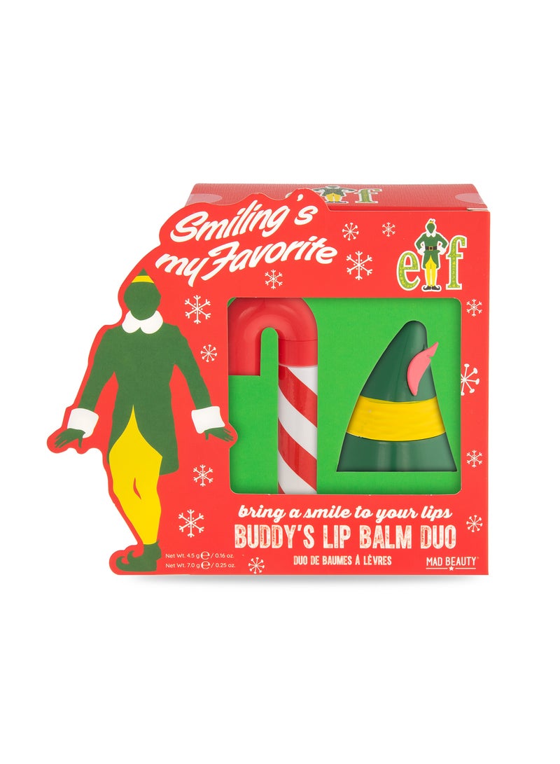 Mad Beauty Elf Hat & Cane Lip Balm Duo - Image 1
