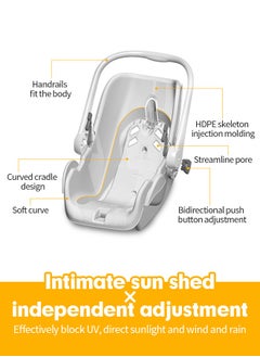 Safety Baby Car Seat Three-Point Harness Baby Carry Cot Carseat with Full Body Support Cushion - pzsku/ZB4A2667B05D36863F108Z/45/_/1736931987/08128eb8-9cae-45b2-b7e8-8ef3f31e009c