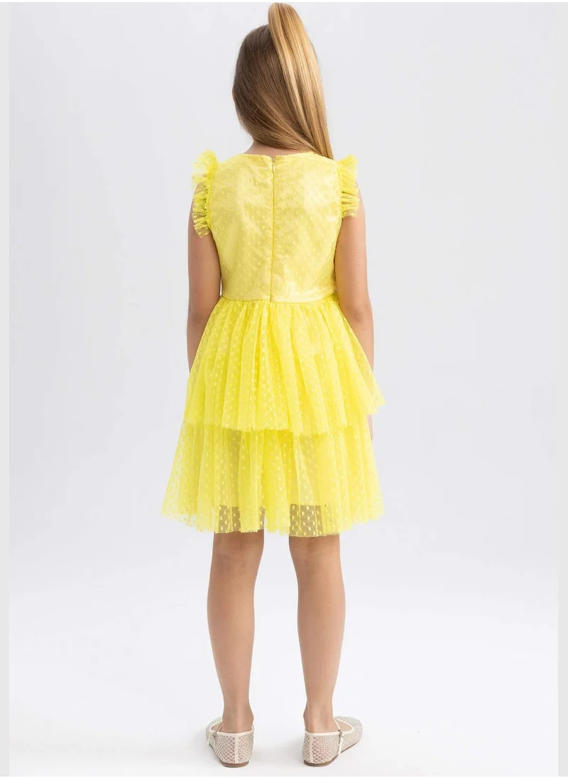DeFacto Girl Dress Sleeveless Woven Dress