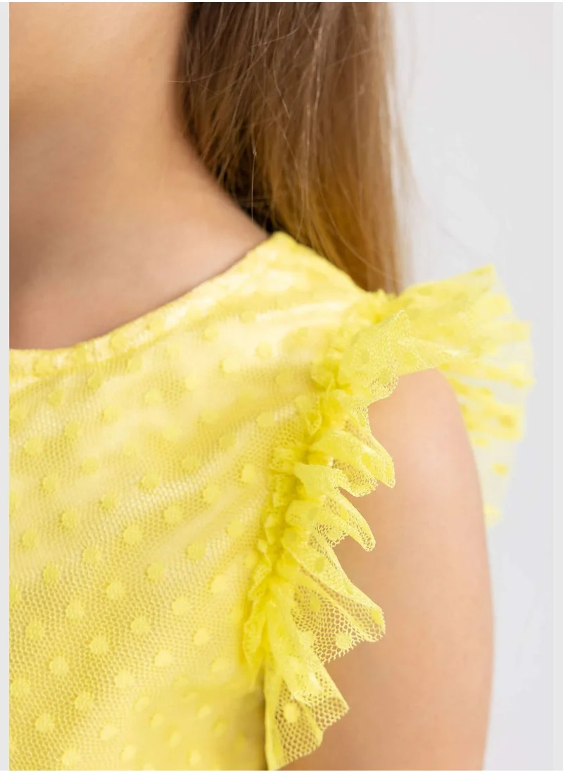 DeFacto Girl Dress Sleeveless Woven Dress