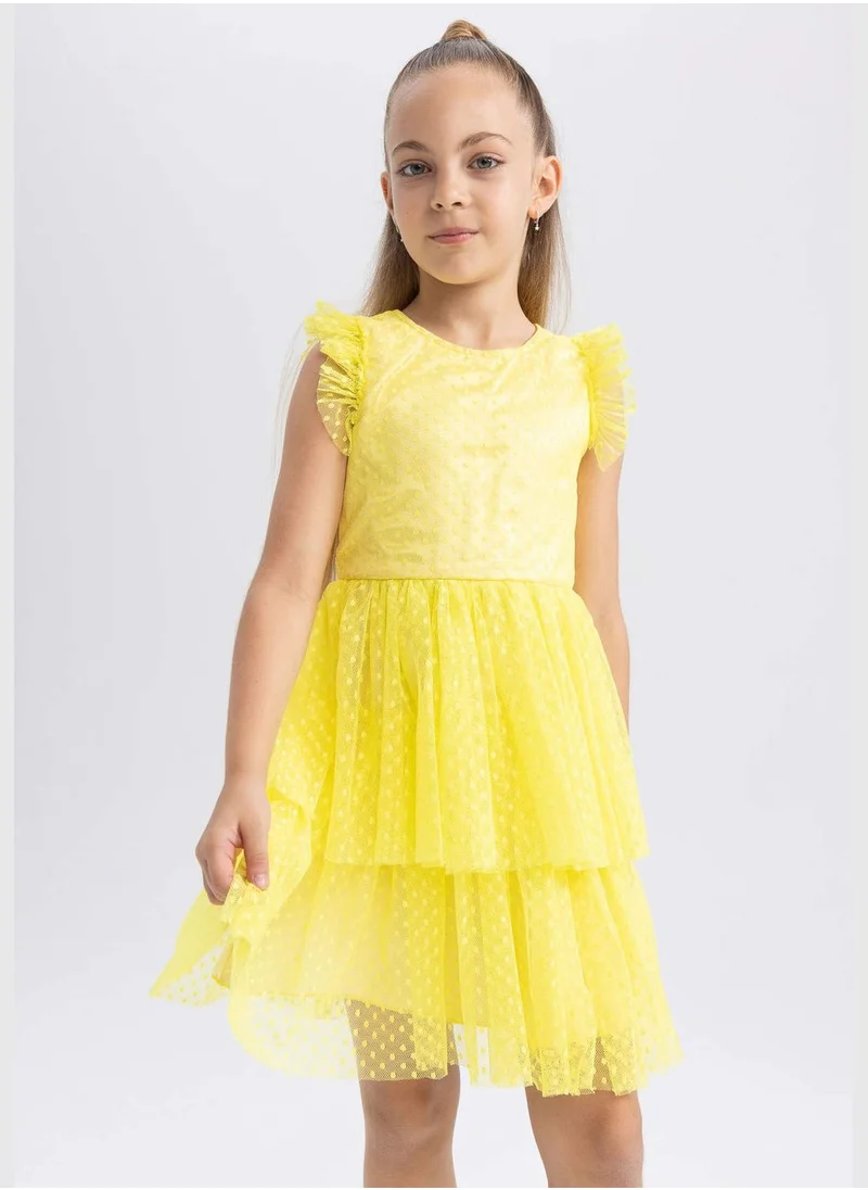 DeFacto Girl Dress Sleeveless Woven Dress