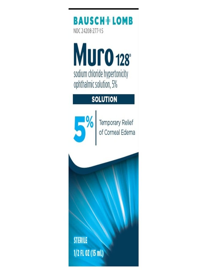 Bausch + Lomb Bausch & Lomb Muro 128 Solution 5% 15 mL (Pack of 2 - Image 2