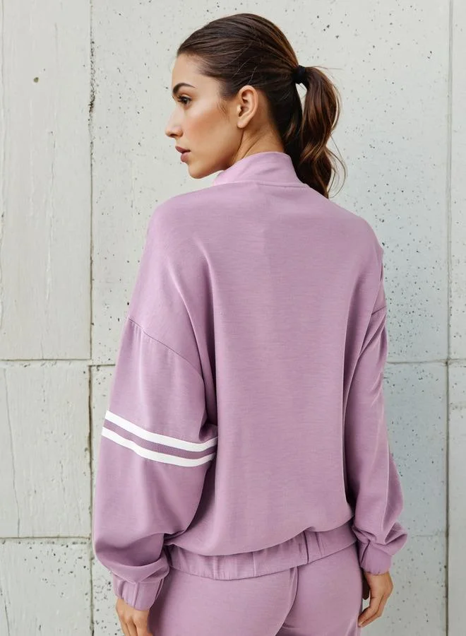 Kappa PURPLE Kappa Women Soft Touch Zip Through Jacket for Women | Best Price UAE