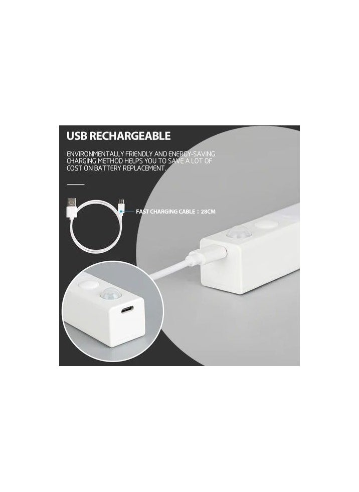 Generic Rechargeable LED Sensor Light – USB Motion Sensor Cabinet Lamp with Magnet  - Image 2