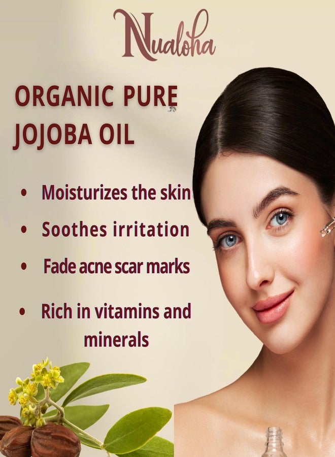 Nualoha Jojoba Oil Cold Pressed for Face, Skin, Nails, and Hair to achieve a Healthier and Beautiful Appearance, 118ml - Image 3