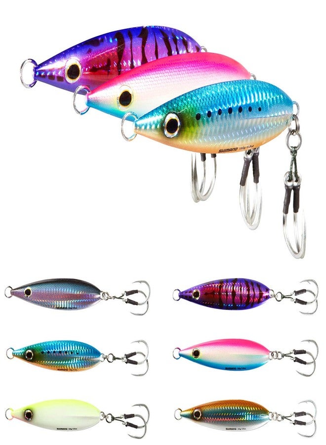 SHIMANO Butterfly Flat-Fall Fishing Jig, 100G, Blue Sardine - Image 2