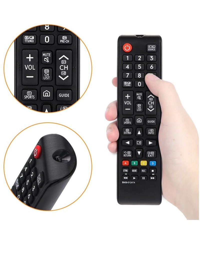 ELTRAZONE BN59-01247A Remote Control for Samsung Smart LCD LED TV – Compatible with UE55KU6500U, UA78KS9500W, UE40KU6000 & More – No Setup Required, Battery Included - Image 3