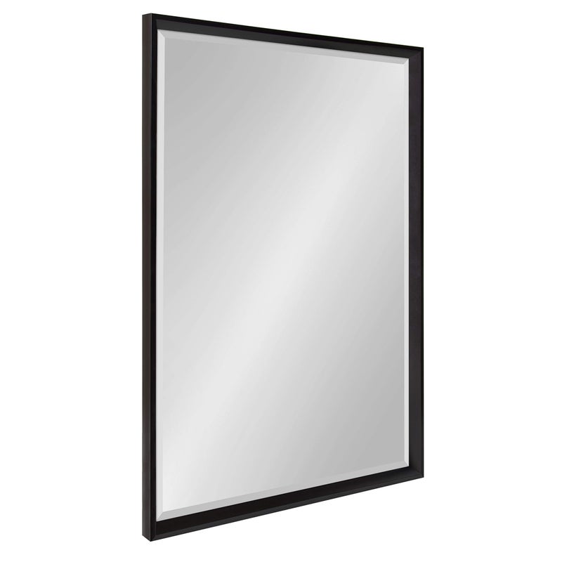 Kate and Laurel Kate and Laurel Calter Modern Decorative Framed Beveled Wall Mirror 255x375 Black 