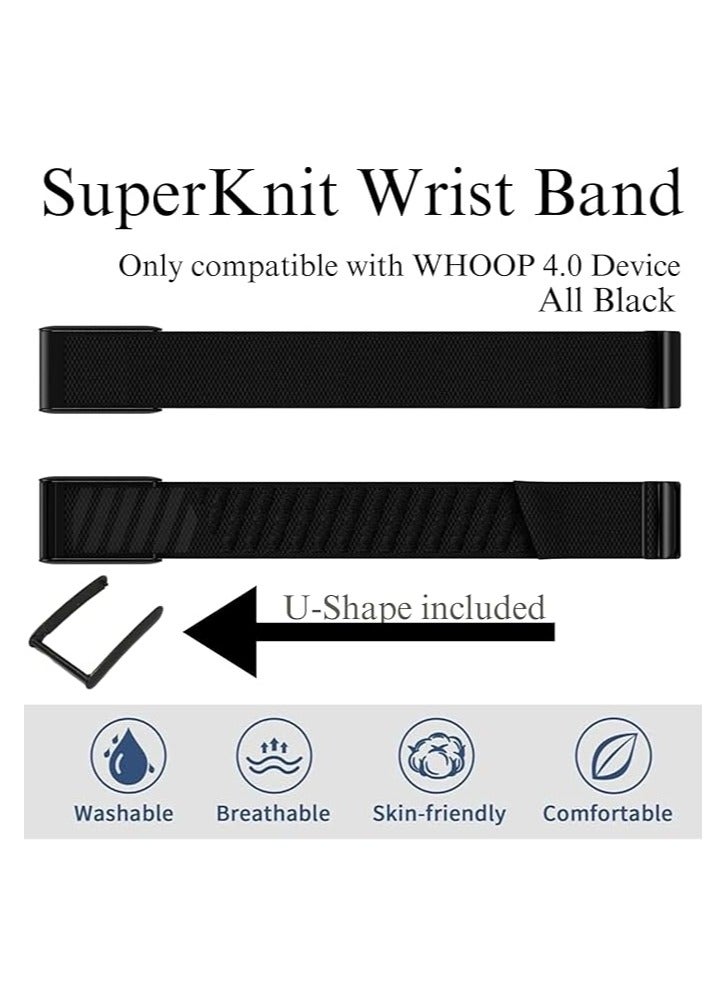Soft Nylon Replacement Band Compatible with Whoop 4.0 Band, Stylish Replacement Strap | Comfortable & Breathable Wristband, Including U shaped Connector  - Image 4