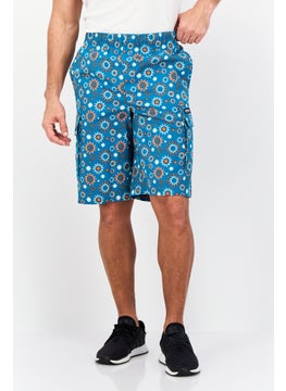 adidas Originals Men Sportswear Fit Allover Print Outdoor Shorts, Multicolor  - Image 1