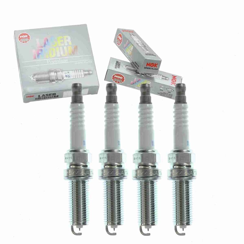 4 pc NGK Laser Iridium Spark Plugs compatible with Hyundai Veloster 16L L4 20122017