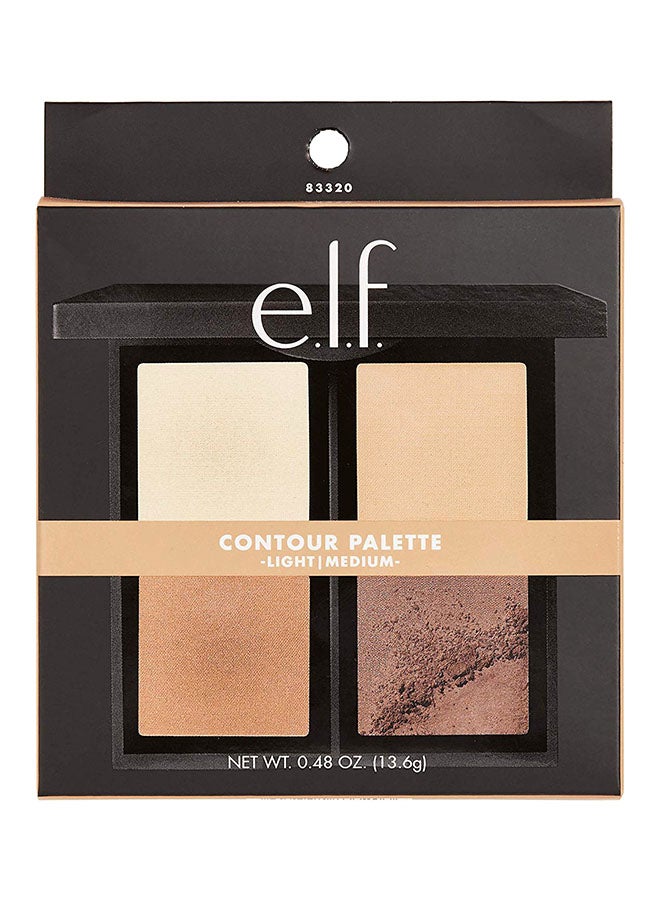 elf Contour Makeup Palette Set Beige/Yellow/Brown - Image 2