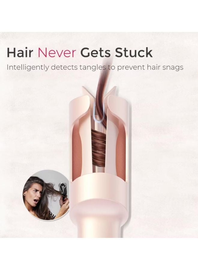 TYMO TYMO CURLGO Cordless Auto Curling Iron, Curler for Hair Length 14"-22", Gold Pink  - Image 2