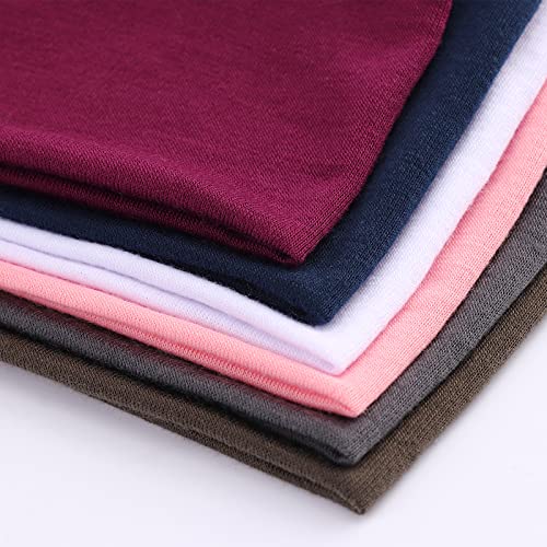 DRESHOW 6 PCS Adjustable Headbands for Women Knotted Headbands Elastic Non-Slip Fashion Hair Bands for Workout Sports Running Yoga - Image 5