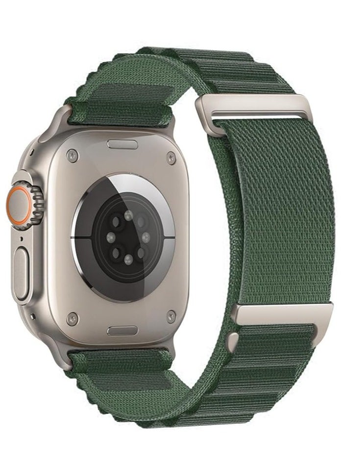 FARROBIZZ - Alpine Loop Sport Band Compatible With Apple Watch Band 49mm 45mm 44mm 42mm, Breathable Nylon Strap Adjustable with G-Hook Strap for Watch Ultra/Ultra 2 series 9 8 7 6 5 4 3 2 1 SE - Image 1