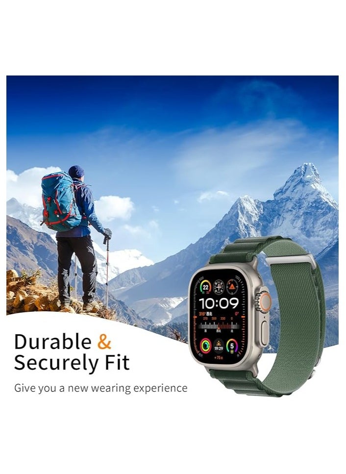 FARROBIZZ - Alpine Loop Sport Band Compatible With Apple Watch Band 49mm 45mm 44mm 42mm, Breathable Nylon Strap Adjustable with G-Hook Strap for Watch Ultra/Ultra 2 series 9 8 7 6 5 4 3 2 1 SE - Image 1