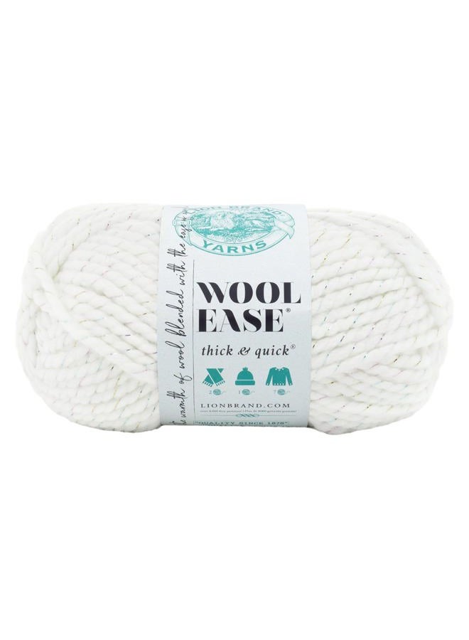 Lion Brand Yarn Wool-Ease Thick & Quick Yarn, Soft and Bulky Yarn for Knitting, Crocheting, and Crafting, 1 Skein, Celebration - Image 1
