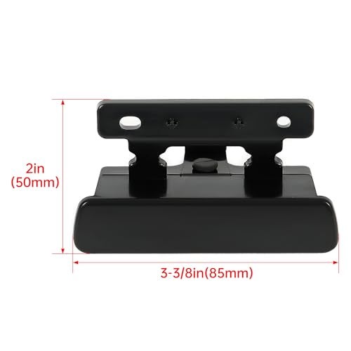 KUAFU 2PCS Center Console Armrest Latch Lid Compatible with 2007-2014 Chevy Avalanche Suburban Silverado Yukon XL GMC Denali Sierra 1500 2500 3500 HD Replacement for 20864151 20864153 20864154 - Image 4