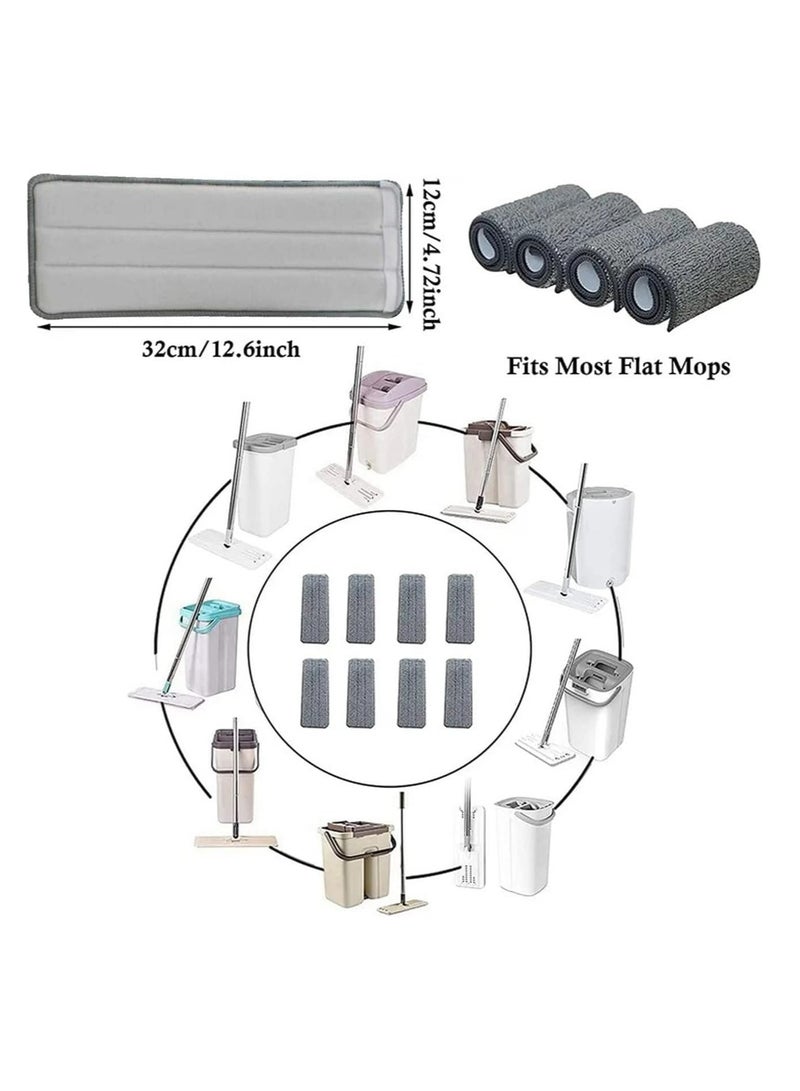 Oasisgalore 8 Pieces Microfiber Spray Mop Replacement Head Pads - Image 3