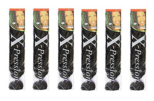 Xpression Premium Original Ultra Braid Colour 99J Pack of 6