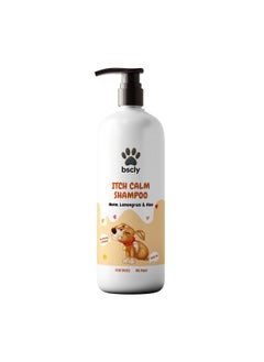 Harrods Bscly Itch Calm Dog Shampoo with Neem, Lemongrass & Aloe | Dog Shampoo for Pomeranian, Shih tzu Puppy, German Shepherd, Labrador & Golden Retriever, Dogs Shampoo | 500ml  - Image 1
