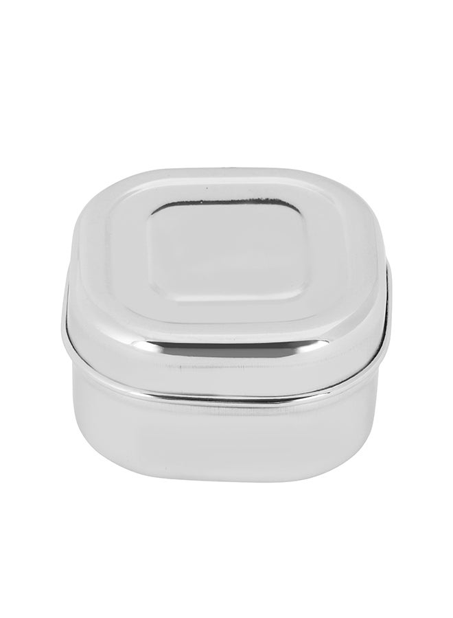 Royalford 8 CM Stainless Steel Square Dabba RF11699| Premium-Quality, 100% Food-Grade, BPA-Free, Leak-Proof, Airtight Container to Keep Food Fresh - Image 2