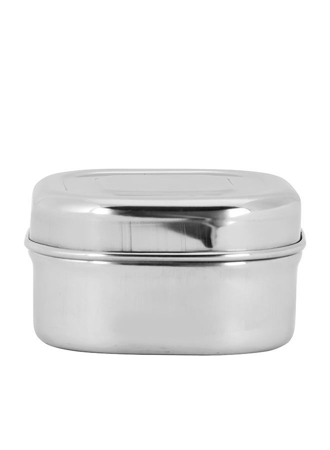 Royalford 8 CM Stainless Steel Square Dabba RF11699| Premium-Quality, 100% Food-Grade, BPA-Free, Leak-Proof, Airtight Container to Keep Food Fresh - Image 3
