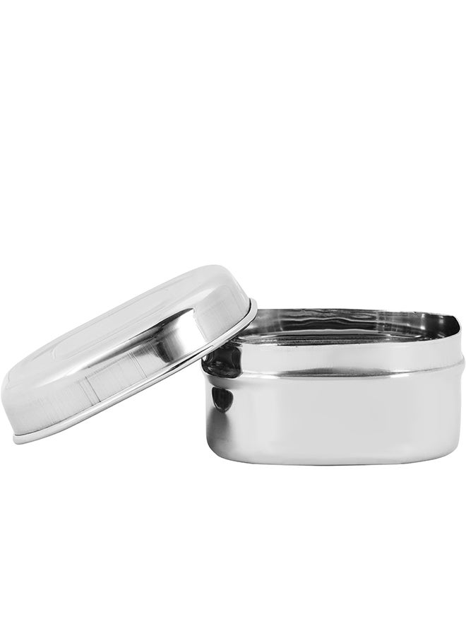 Royalford 8 CM Stainless Steel Square Dabba RF11699| Premium-Quality, 100% Food-Grade, BPA-Free, Leak-Proof, Airtight Container to Keep Food Fresh - Image 5