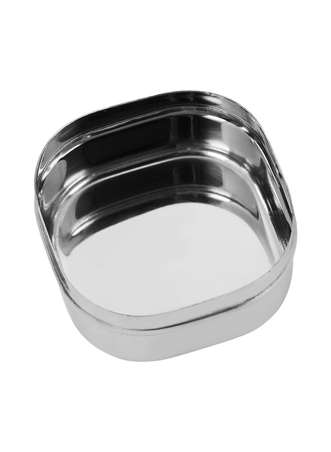 Royalford 8 CM Stainless Steel Square Dabba RF11699| Premium-Quality, 100% Food-Grade, BPA-Free, Leak-Proof, Airtight Container to Keep Food Fresh - Image 4