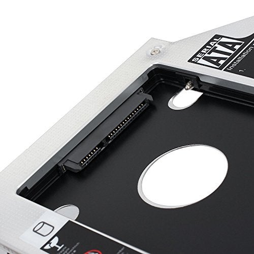 SZYIKUER حامل قرص صلب 2.5 بوصة HDD SSD بديل لجهاز MacBook Pro 13/15/17 بوصة A1278 A1286 A1297 2008 2009 2010 2011 2012 محرك أقراص CD/DVD-ROM بصري SuperDrive - Image 3