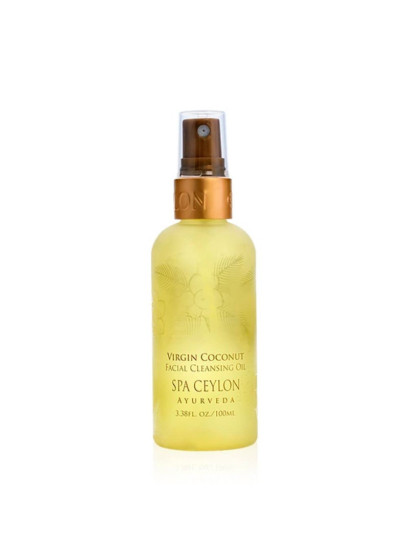 spa ceylon SPA CEYLON VIRGIN COCONUT Facial Cleansing Oil  Gentle  Nourishing  SiliconFree  Suitable for all skin types 