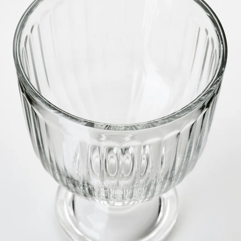 Ikea Glass Cup Set Transparent 28 cl 4 Pieces