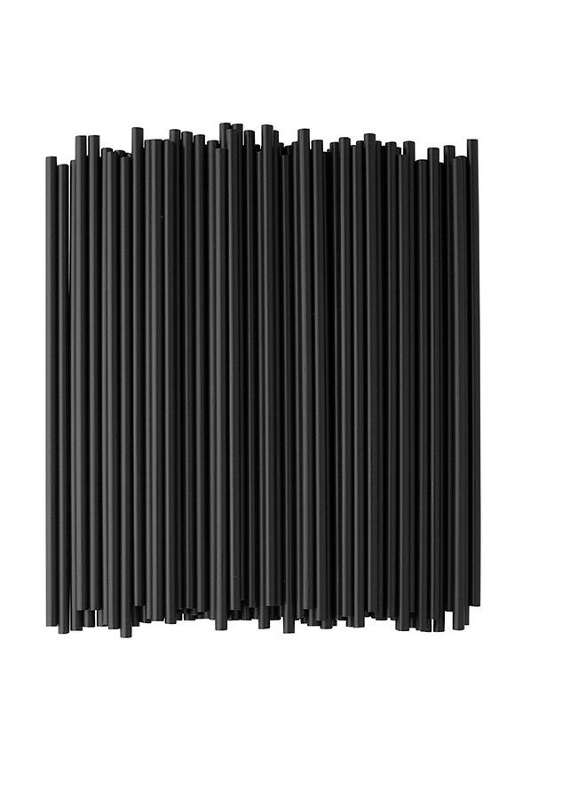 GDMINLO 100 Pack Paper Straws Black Eco-Friendly Drinking Biodegradable for Party Supplies, Bridal/Baby Shower, Birthday, Mixed Drinks, Weddings, Restaurant, Food Service - Image 1