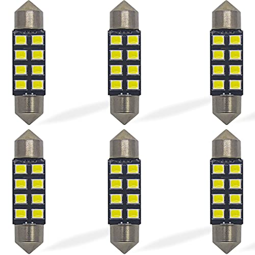 Yoper 6418 6461 6475 6486X LED Light Bulbs for Interior Dome Map Door Courtesy License Plate White Canbus Error Free Festoon (36MM) - Image 1