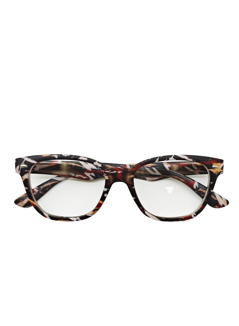 LANLANG LANLANG Reading Glasses for Women Men including 1.0-3.0 diopters, Clear Lens, PC frame, Lightweight, Colorful design, R-T006  - Image 1