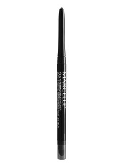 Marcelle Marcelle 2-in-1 Retractable Eyeliner, Black, Waterproof, Easy-To-Smudge, Smokey Eye, Long-Lasting 12h, Fragrance-Free, Hypoallergenic, Cruelty-Free, 0.31 g 