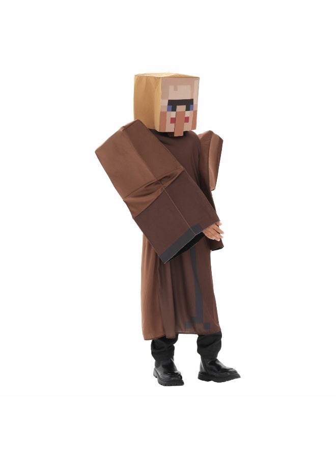 Halloween Villager Costume Children's Funny Cosplay Performance Dress - Image 3
