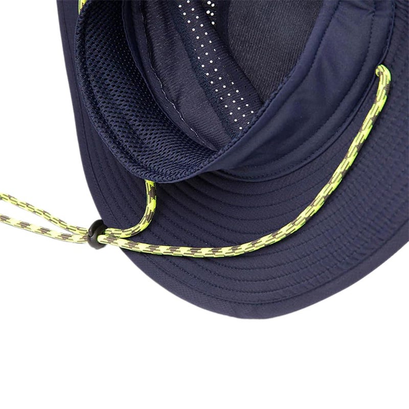 MISSION Cooling Anywhere Boonie Hat, Navy - Unisex Wide-Brim Hat for Men & Women - Lightweight & Durable - Cools Up to 2 Hours - UPF 50 Sun Protection - Machine Washable - Image 4