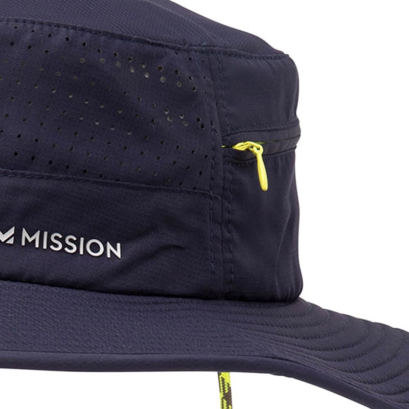 MISSION Cooling Anywhere Boonie Hat, Navy - Unisex Wide-Brim Hat for Men & Women - Lightweight & Durable - Cools Up to 2 Hours - UPF 50 Sun Protection - Machine Washable - Image 3