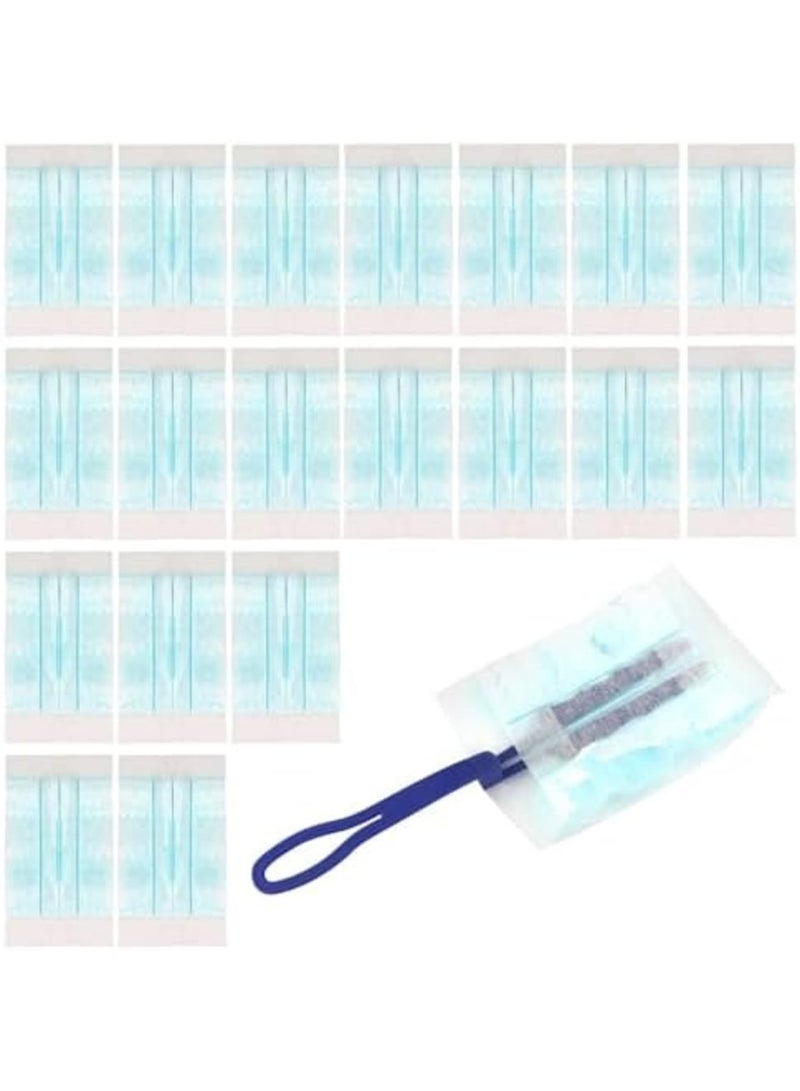 SYOSI Pack of 20 Dust Magnet Duster with 1 Handle, Antistatic Dust Cloth Refill, Replacement Attachments for Cleaning Dust, Duster Refill Pack - Image 1