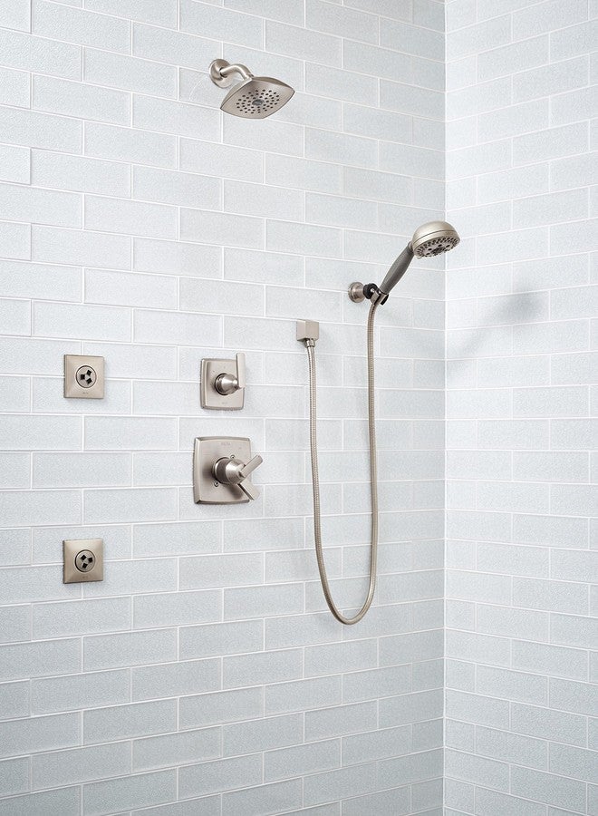 دلتا صنبور دلتا 50570-SS، مرفق حائط مربع، مصنوع من الفولاذ المقاوم للصدأ، 1.06 × 2.13 × 1.06 بوصة - Image 3