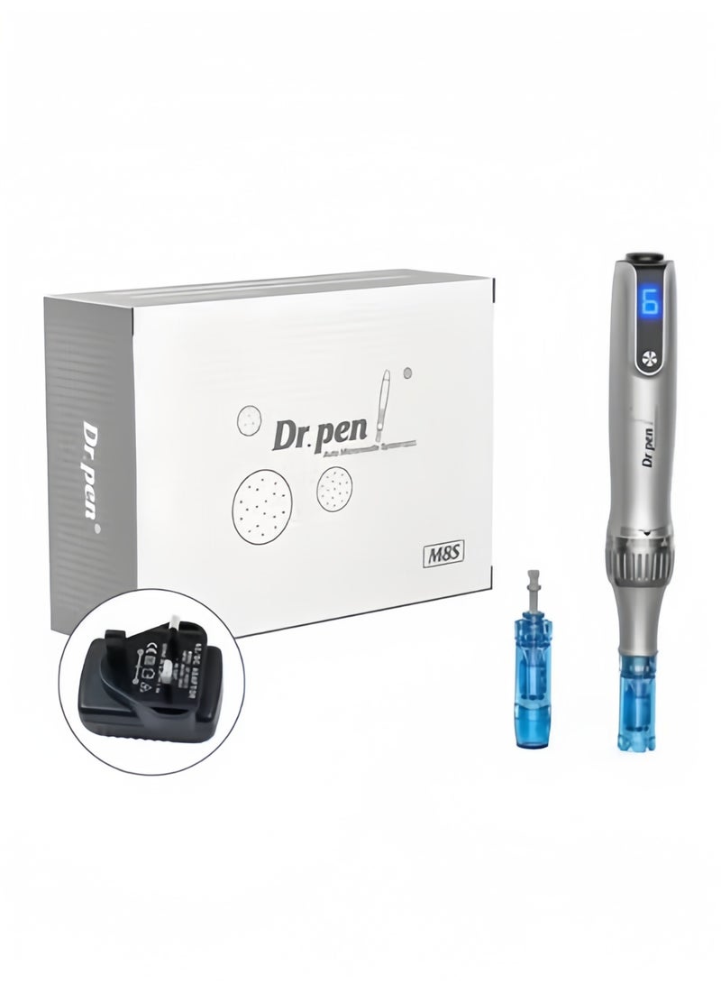 Dr.pen Wireless Dr Pen M8S Derma Pen Microneedling Needle With 2pcs Cartridge, Electric Microneedling Pen Skin care Beauty Machine - Image 1