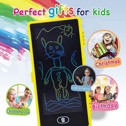 PARTEET Magical Unique Pencil Box with LCD Screen Writing Pen with Erase Button and Birthday Party Return Gift, Pencil Box, Pencil Box for Kids Random Color. - Image 4