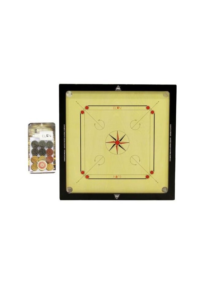 TA SPORT Carrom Board  game, large size 30X30 inches  - Image 1