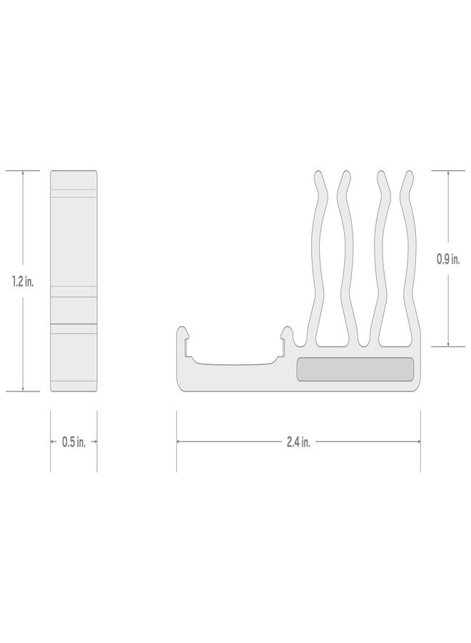 TEKTON 1/4 Inch Drive Side Mount Ratchet and Extension Holder Set (2-Piece) | OSC30002 | Made in USA - Image 3