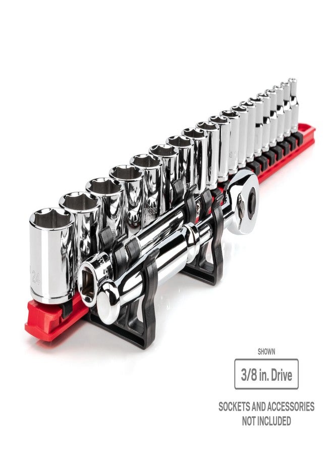 TEKTON 1/4 Inch Drive Side Mount Ratchet and Extension Holder Set (2-Piece) | OSC30002 | Made in USA - Image 5