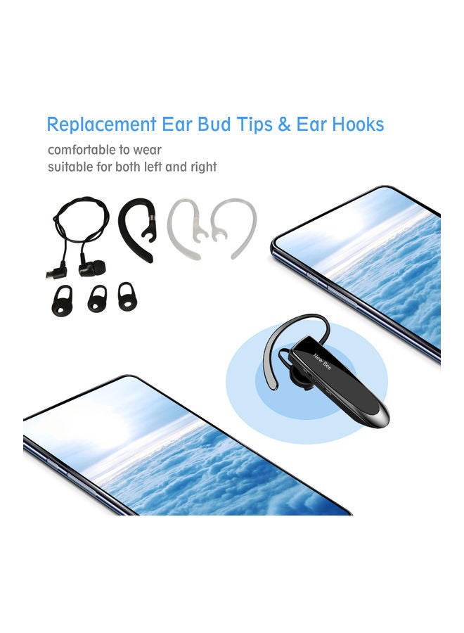 NIBEMINENT Single Wireless Bluetooth Headset Black - Image 4